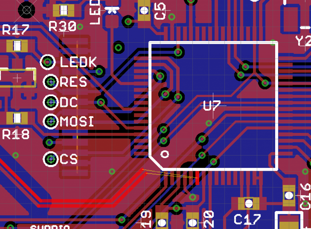 Routing differential pairs in EAGLE